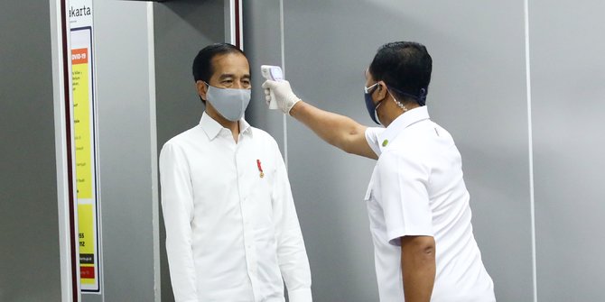 Jokowi siap di vaksin