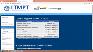 Kuota SNMPTN 2021 Sekolah Mu