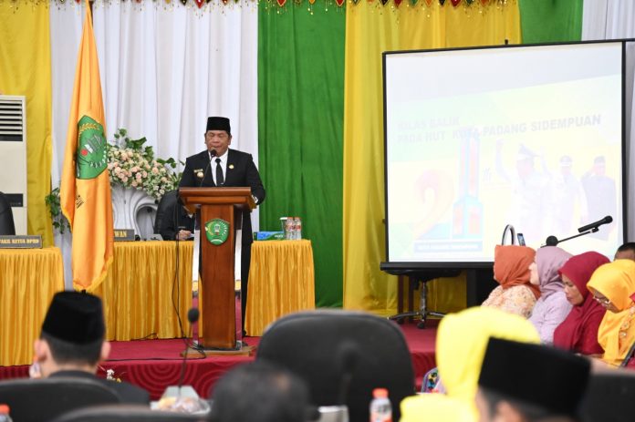 Sambutan HUT Pemko Walikota Padang Sidempuan