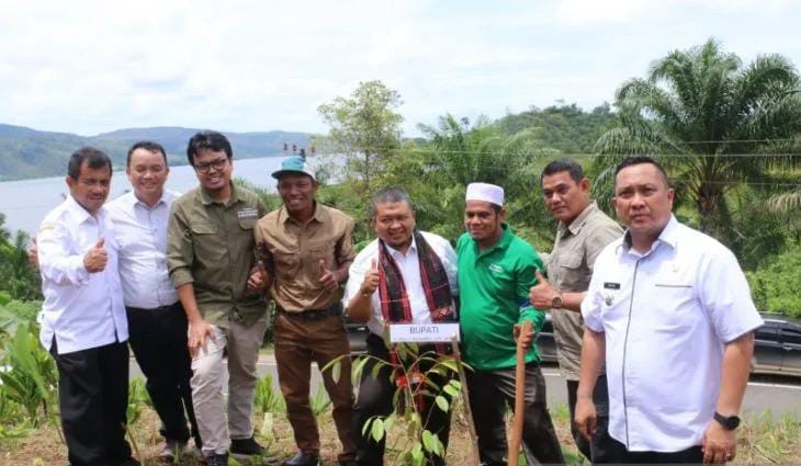 Bupati Tapsel Tanam Bibit